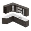CGAxis Models Volume 86 Kitchen Furniture - Image 8