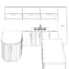 Kitchen Furniture Set 11 - Image 6
