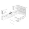 Kitchen Furniture Set 15 - Image 2