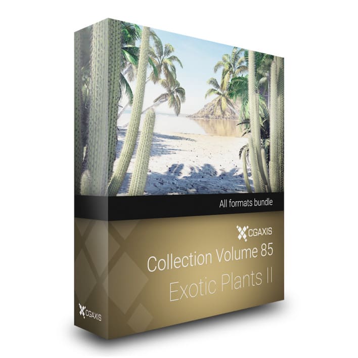 cgaxis models volume 85 exotic plant