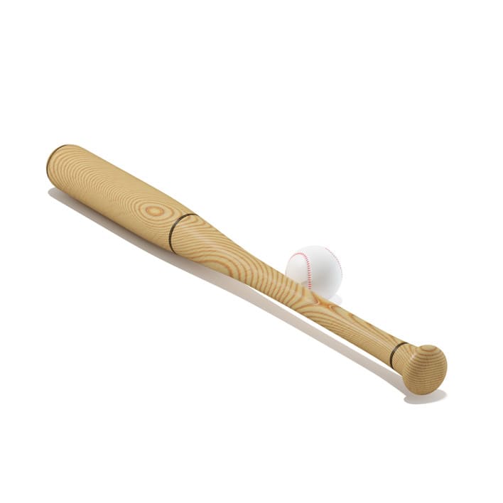 Baseball Bat and a Ball