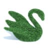 Swan Shaped Hedge 3D Model