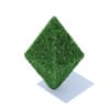 Diamond Shaped Hedge 3D Model