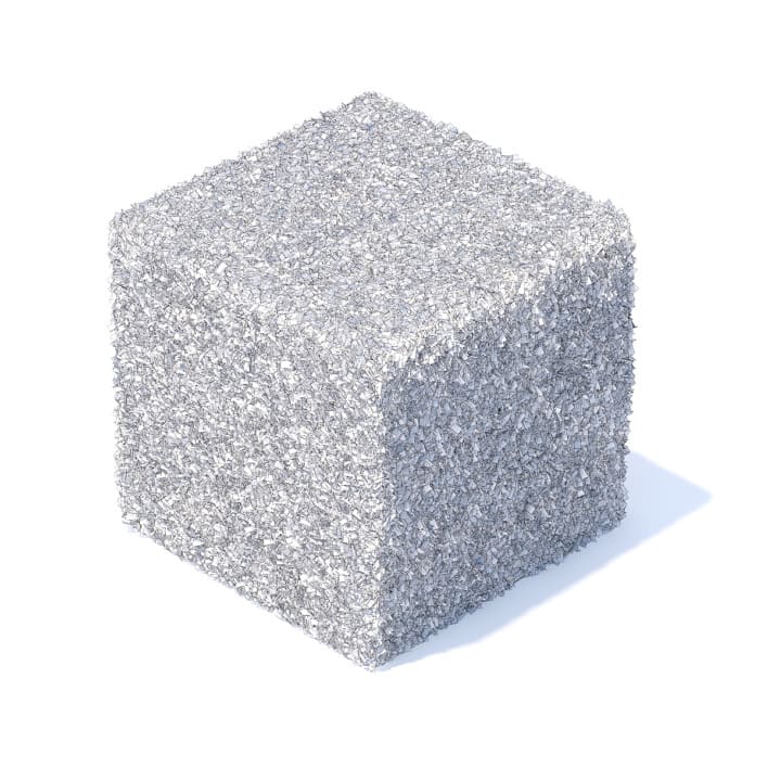 Cube Shaped Hedge 3D Model