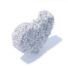 Heart Shaped Shrub 3D Model