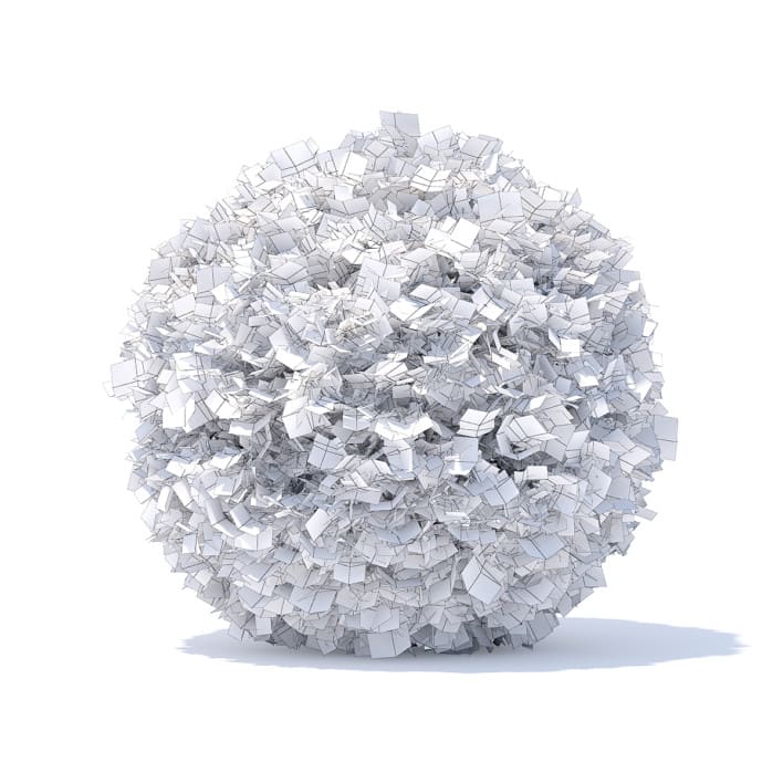 Spherical Hedge 3D Model