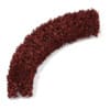 Curved Red Hedge 3D Model