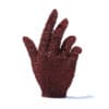 Hand Shaped Red Hedge 3D Model