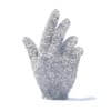 Hand Shaped Red Hedge 3D Model