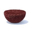 Half-Sphere Red Hedge 3D Model