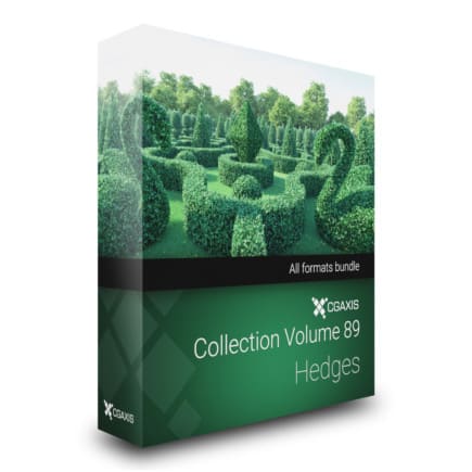 Hedges 3D Models Collection Volume 89 by CGAxis