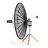 Black Satellite Dish 3D Model