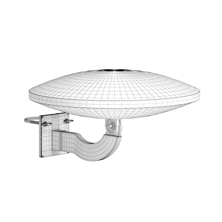 Round LTE Antenna 3D Model
