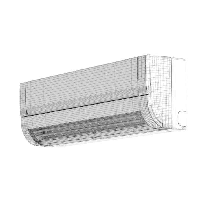 Interior Air Conditioner 3D Model