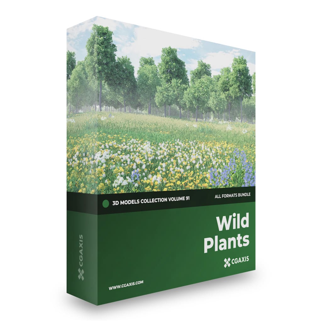 Wild Plants 3D Models Collection – Volume 91