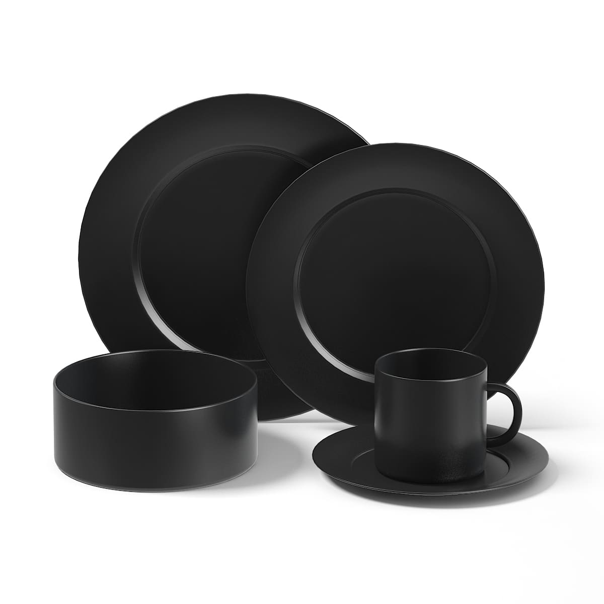 Black Kitchen Accessories - 3D Model by CGZen