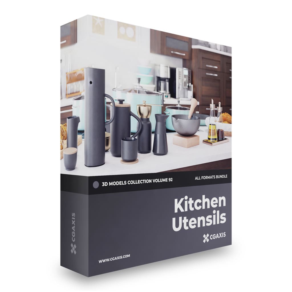 Kitchen Utensils 3D Models Collection – Volume 92