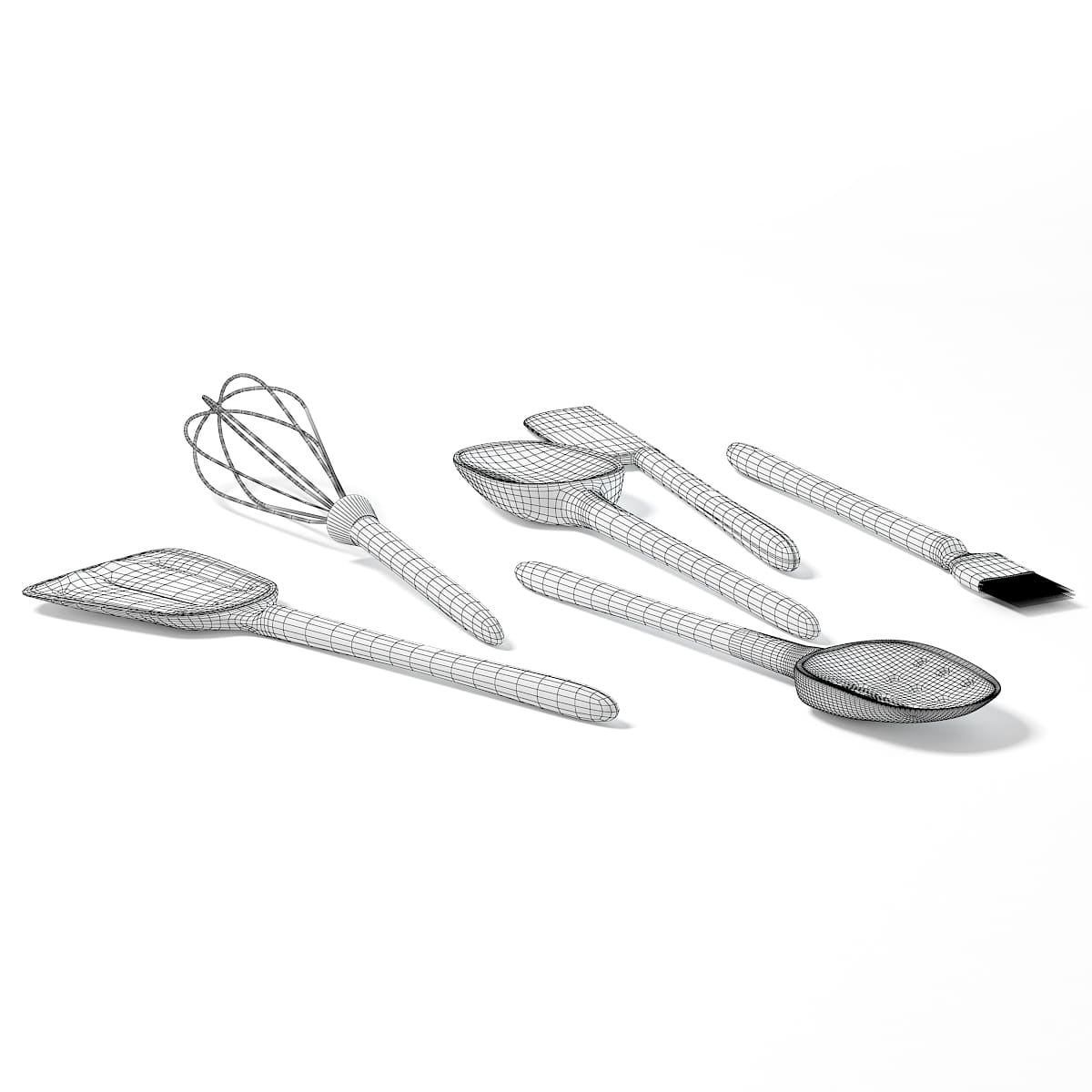 Kitchen Utensils 3D Model - CGAxis - 3D models, PBR, HDRI for your 3D  visualizations projects