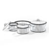 Metal Pots Set 3D Model