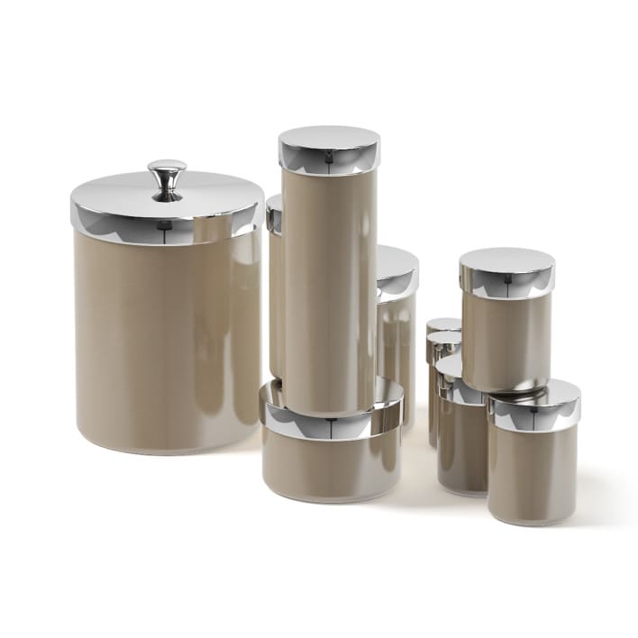Spice Containers Set 3D Model