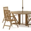 Garden Table Set 3D Model