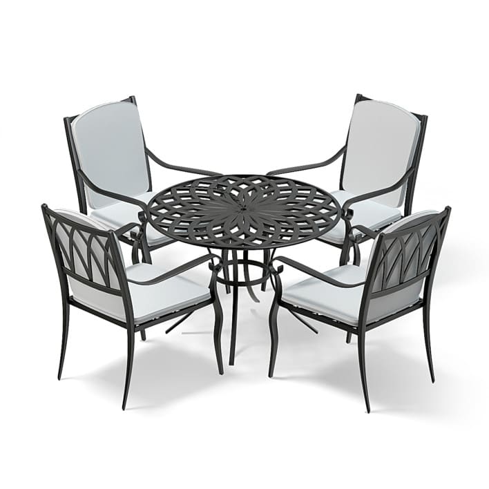 Garden Table Set 3D Model