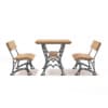 Table and Benches 3D Model