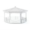 White Garden Gazdebo 3D Model
