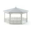 White Garden Gazdebo 3D Model
