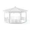 White Garden Gazdebo 3D Model