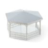 White Garden Gazdebo 3D Model