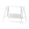 Wooden Garden Swing Chair 3D Model
