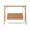 Wooden Garden Swing Chair 3D Model
