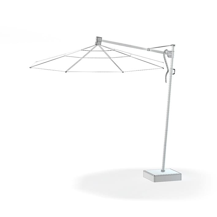 Garden Umbrella 3D Model