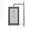 Rectangular Wall Exterior Lamp 3D Model