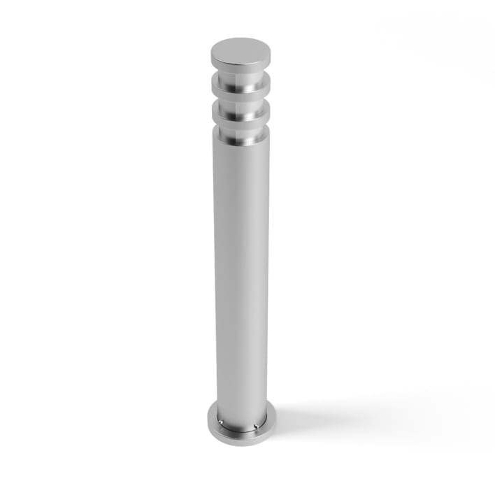 Cylindrical Exterior Standing Lamp 3D Model