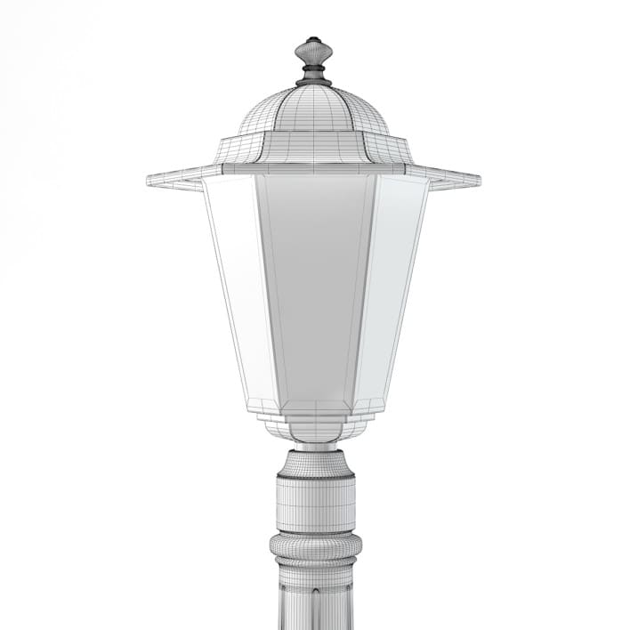 Park Lantern 3D Model