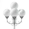 Triple Park Lamp 3D Model