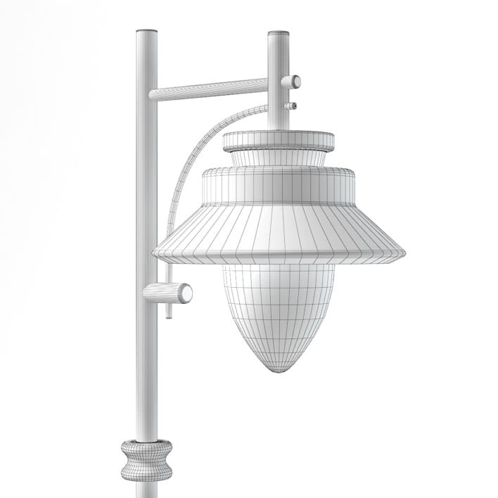 Tall Park Lamp 3D Model