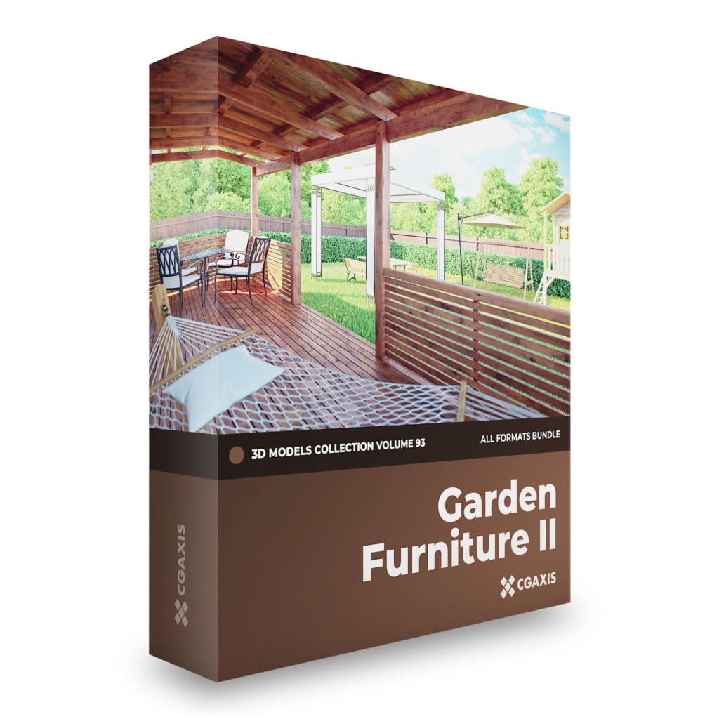 Garden Furniture 3D Models Collection – Volume 93