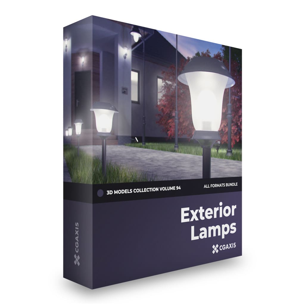 Exterior Lamps 3D Models Collection – Volume 94