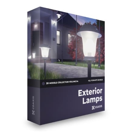 Exterior Lamps 3D Models