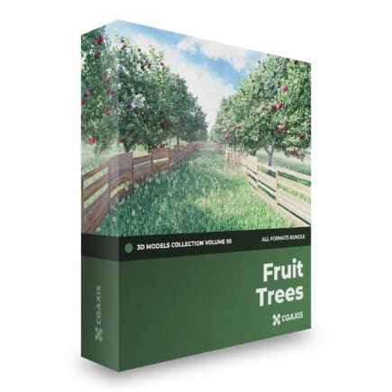 fruit trees 3d models