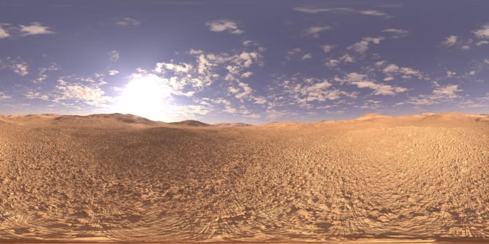 Late Morning Desert HDRI Sky