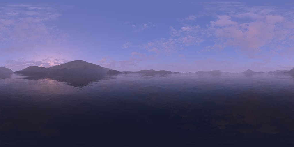 Early Morning Lake 2 HDRI Sky
