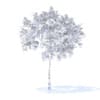 Plum Tree with Flowers 3D Model 2m (9520) - Image 2