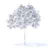 Plum Tree with Flowers 3D Model 2m (9520) - Image 4