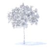 Plum Tree with Flowers 3D Model 2m (9520) - Image 6