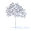 Plum Tree with Flowers 3D Model 2m (9520) - Image 8