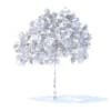Plum Tree with Fruits 3D Model 2m (9521) - Image 4